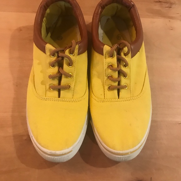 Shoes Canvas Shoes Yellow Size 1 Poshmark